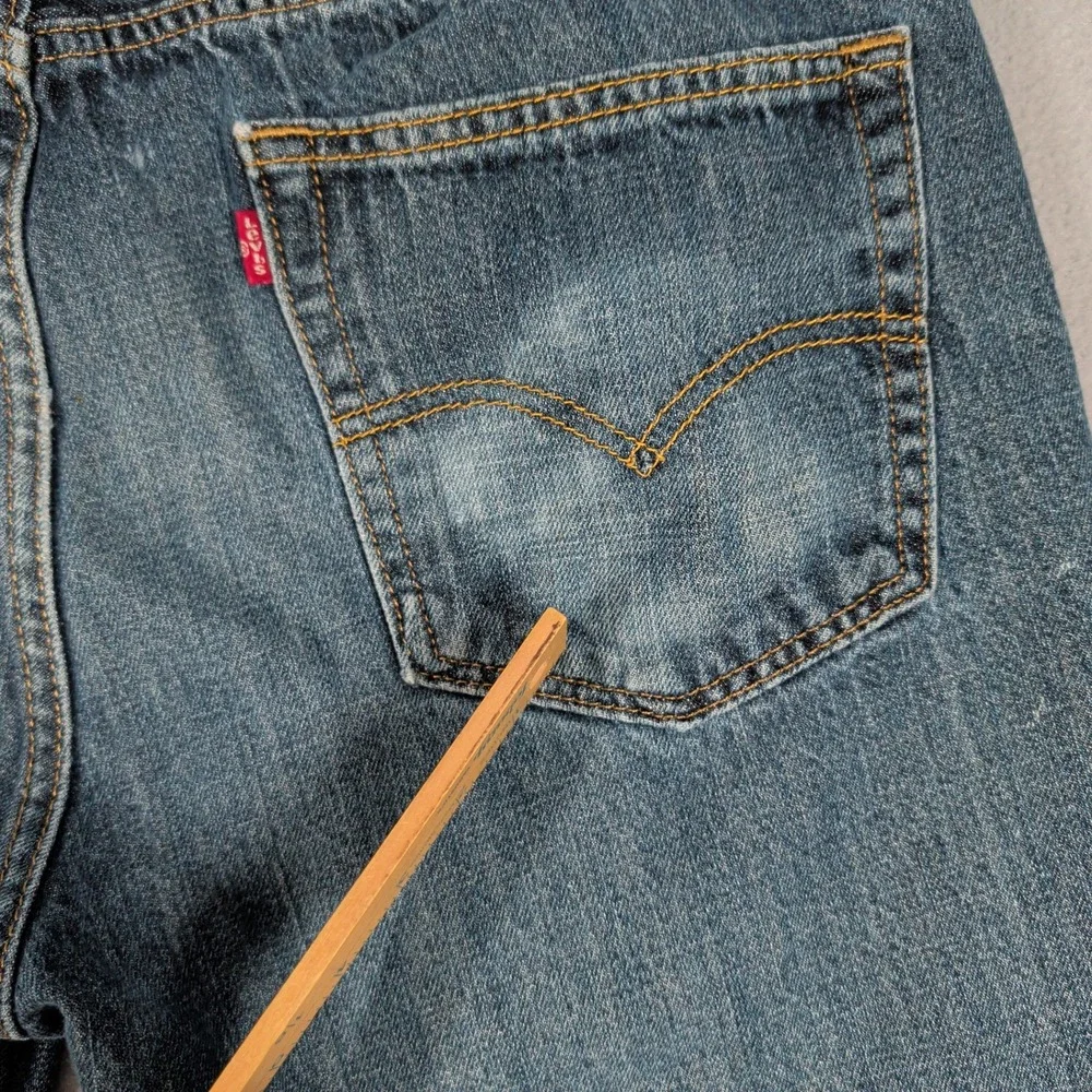 Levi's‎ 514 Jeans Mens 36x29 Blue Straight Fit Denim Casual Classic Workwear